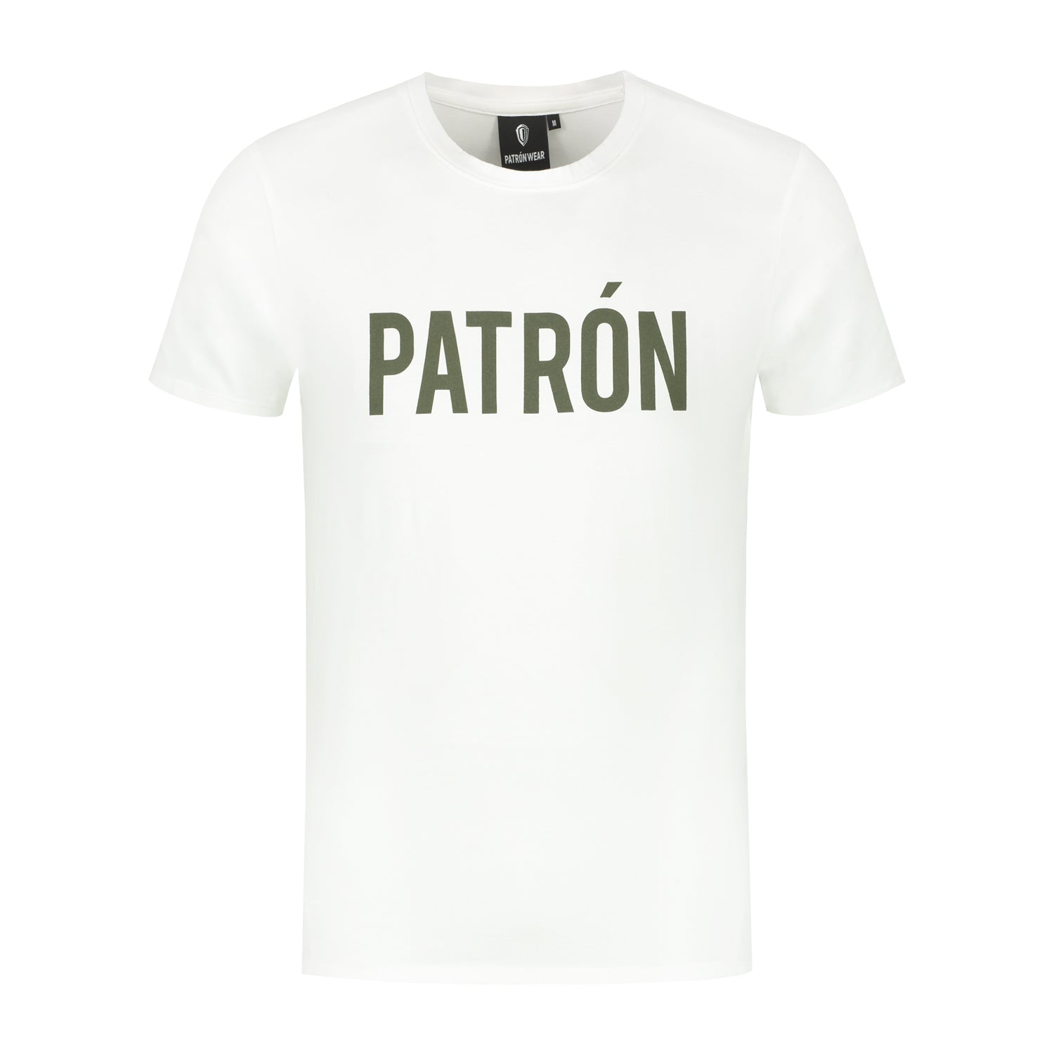 White/Green Brand T-shirt
