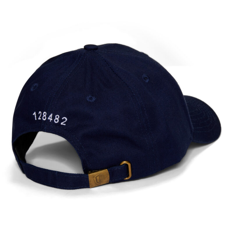 Blauwe patrón cap